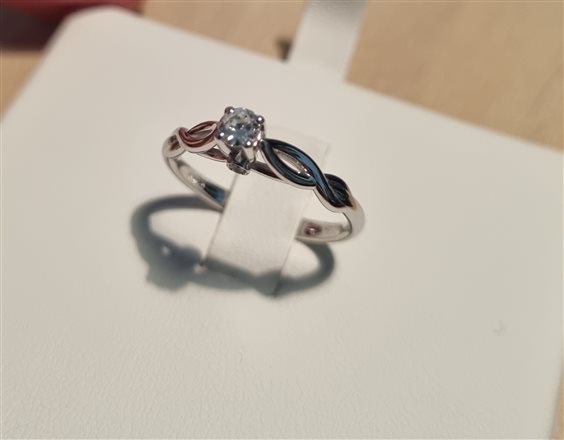 Ring Gilma Gioielleria  Woman in Gold Diamante 0.14 Ct ANOR-126-286 - ANOR-126-286